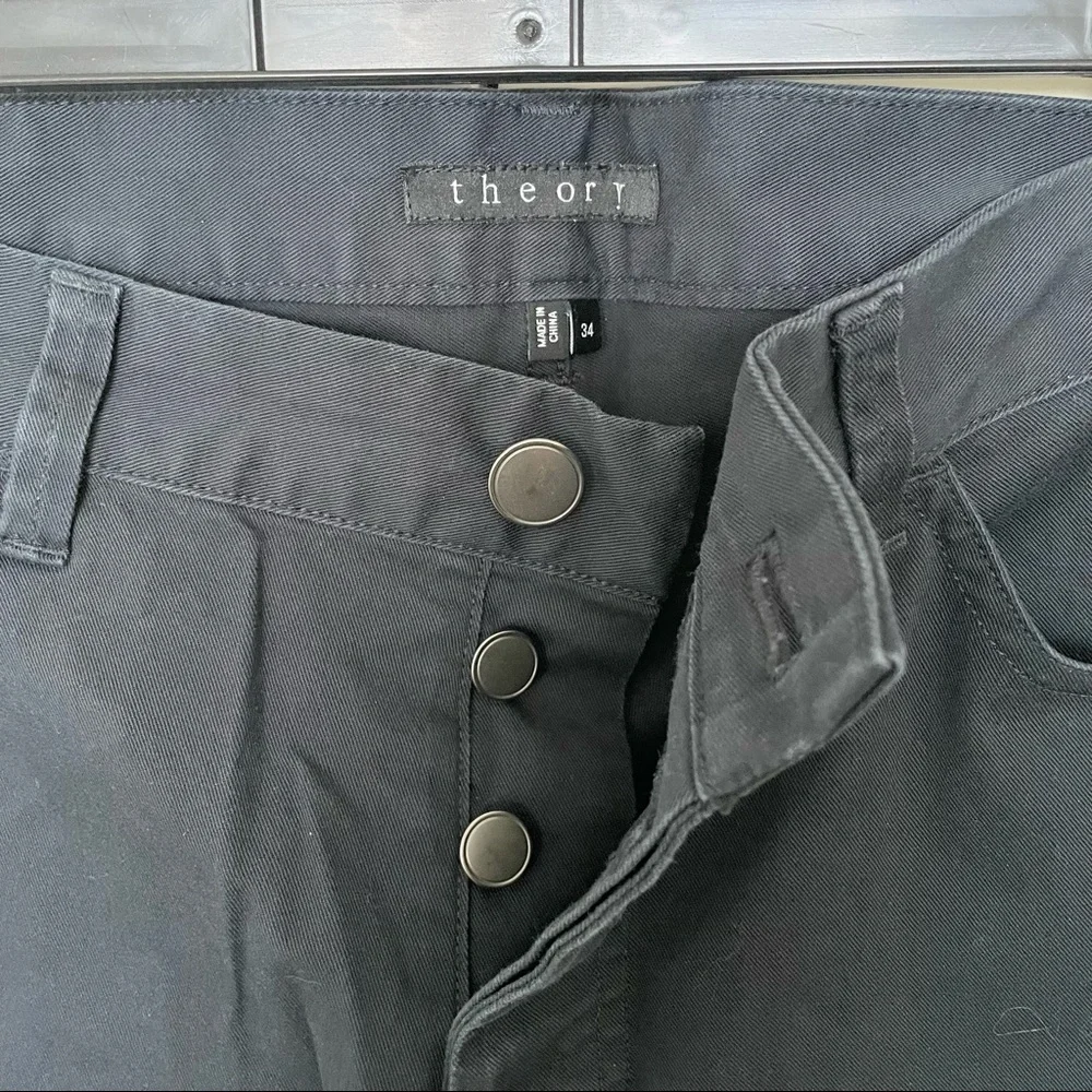 Theory Haydin Writer Pants Navy Blue